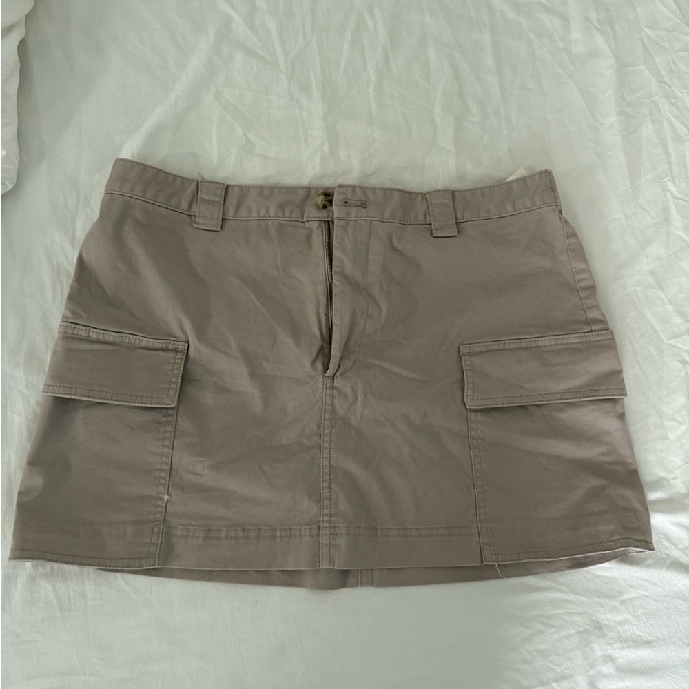 Abercrombie & Fitch Beige Mini Skirt